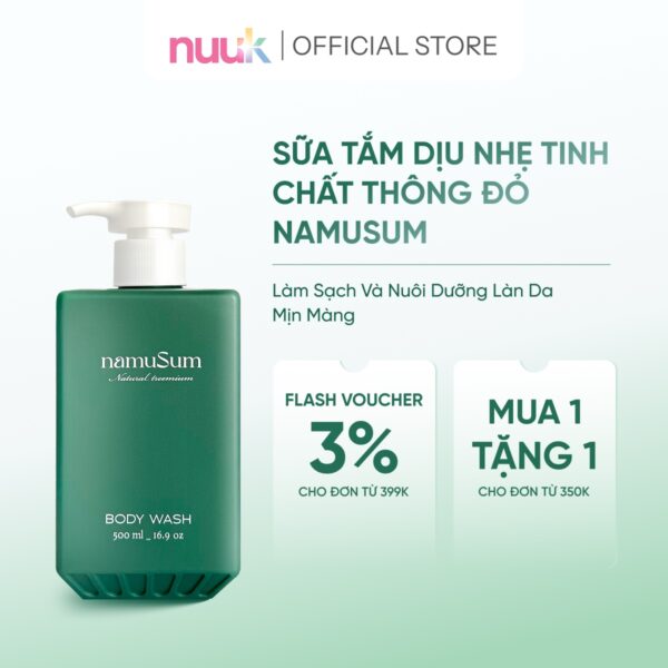 sua tam diu nhe tinh chat thong do namusum 4