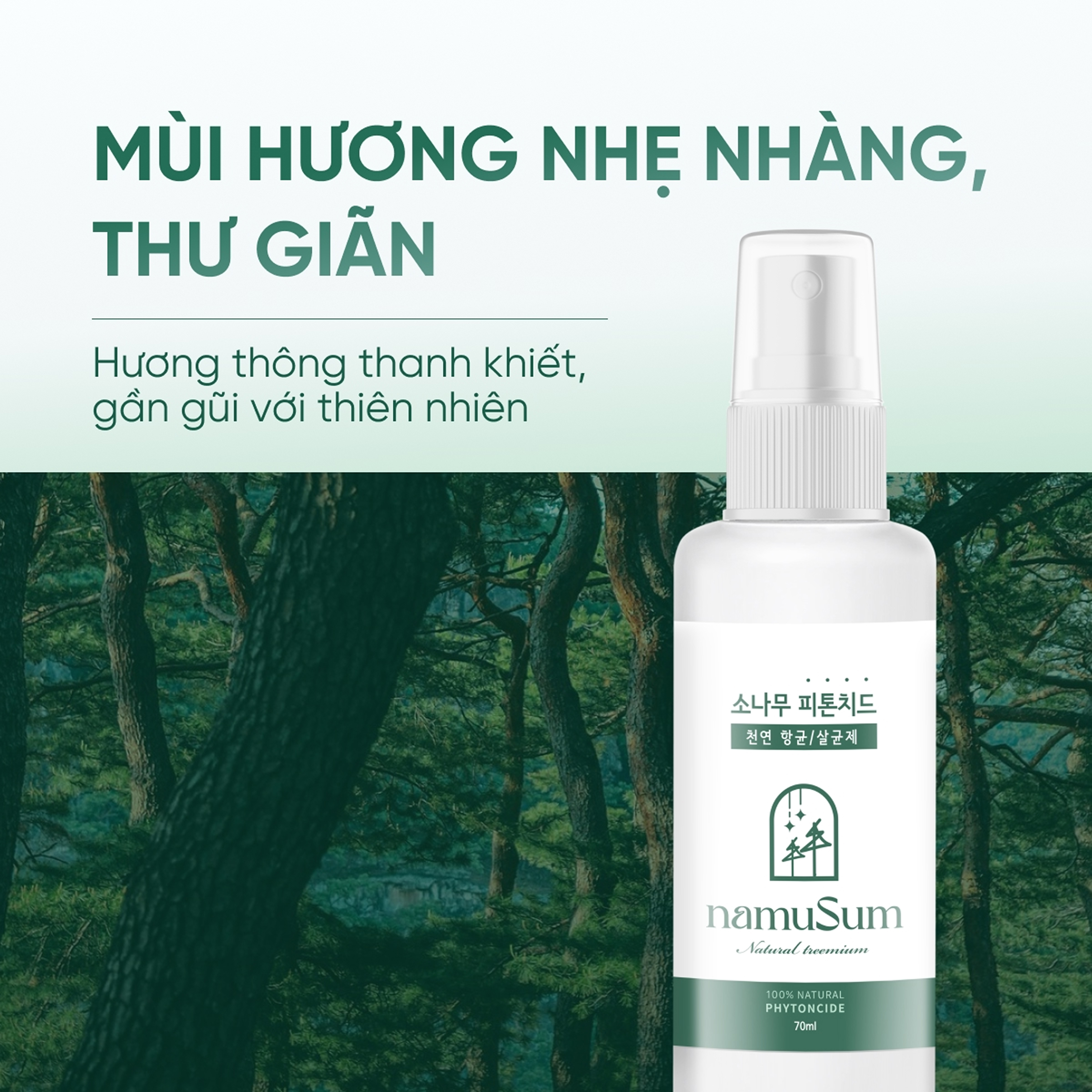 Xịt Vệ Sinh Đa Năng Tinh Chất Thông Đỏ namuSum 6 Xịt Vệ Sinh Đa Năng Tinh Chất Thông Đỏ namuSum - Ảnh 6