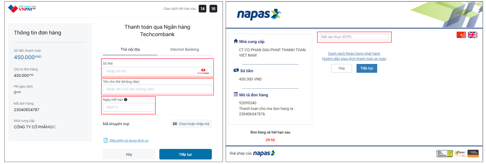 huong dan thanh toan vnpay tren website 6