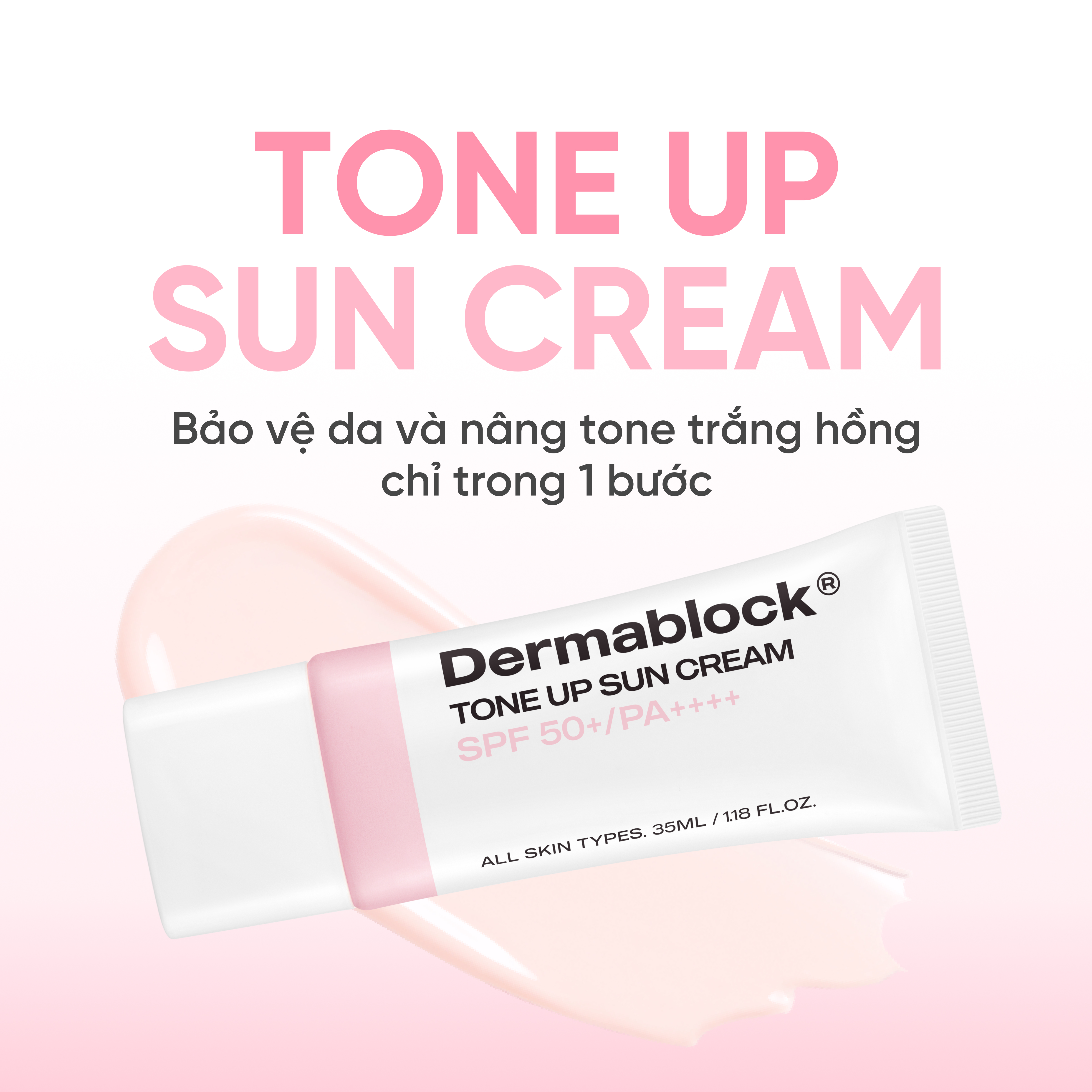 Kem Chống Nắng Dermablock Tone Up Sunscreen SPF50+ PA++++ 35ml 4 Kem Chống Nắng Dermablock Tone Up Sunscreen SPF50+ PA++++ 35ml - Ảnh 4