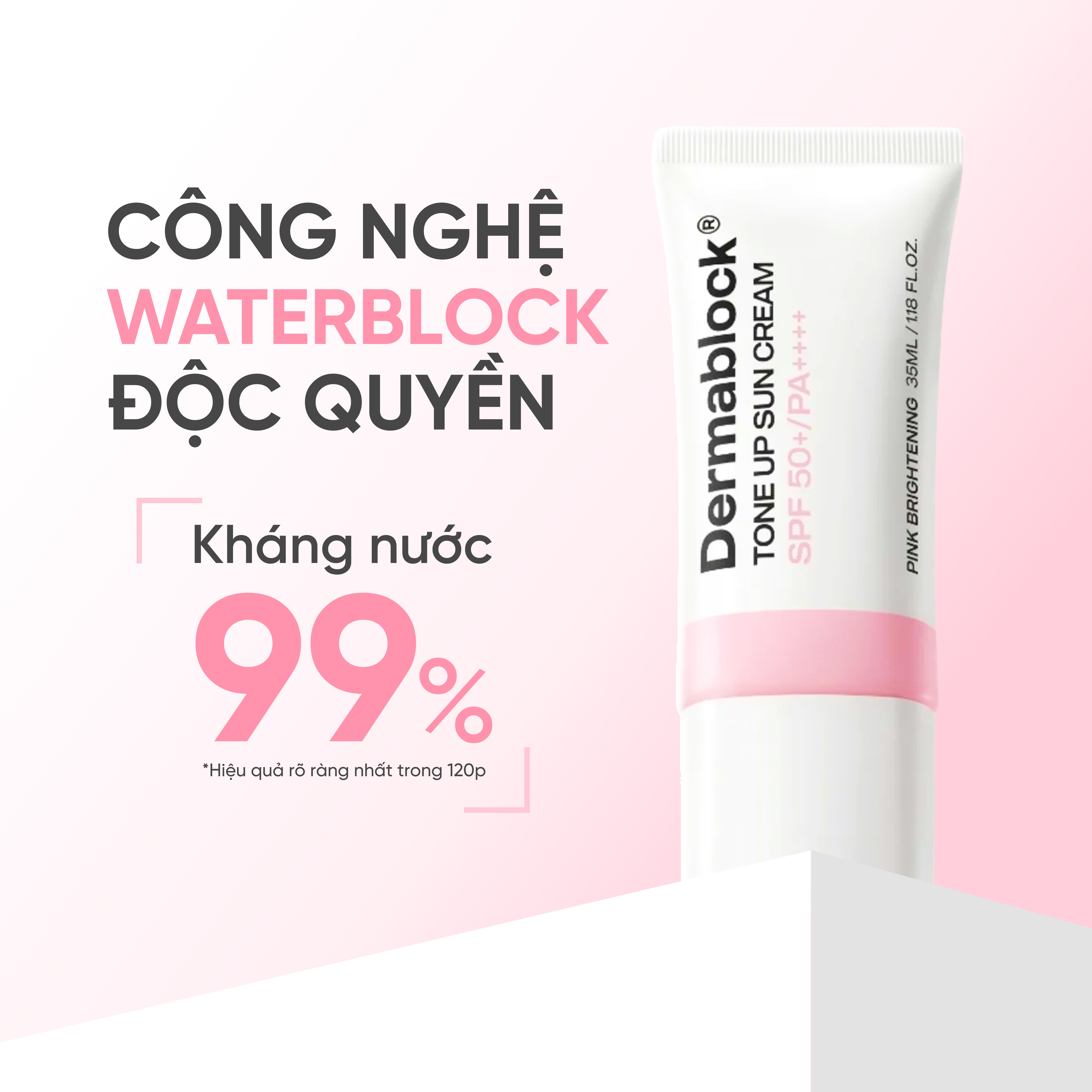 Kem Chống Nắng Dermablock Tone Up Sunscreen SPF50+ PA++++ 35ml 10 Kem Chống Nắng Dermablock Tone Up Sunscreen SPF50+ PA++++ 35ml - Ảnh 10