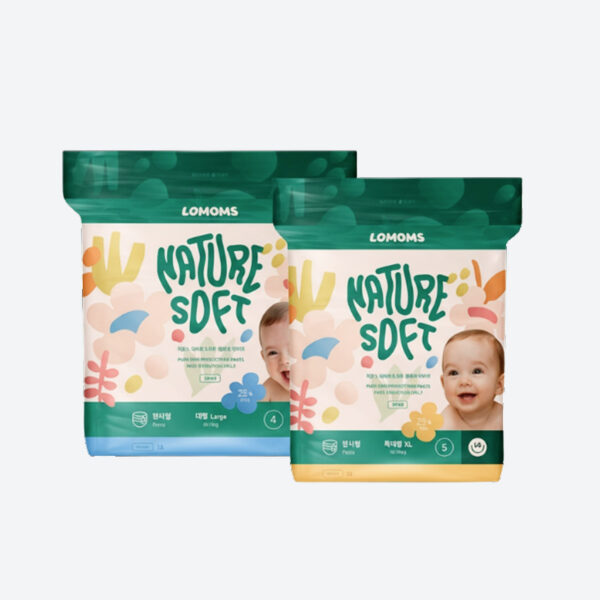 LOTTE Home Shopping 18 Bỉm Quần Lomoms Nature Soft Cao Cấp